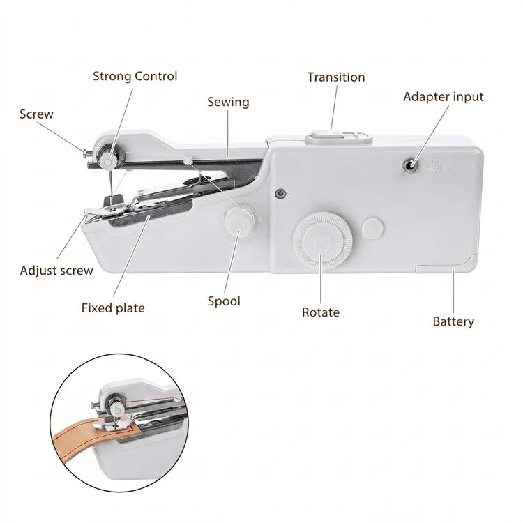 QuickStitch™- Portable Sewing Machine