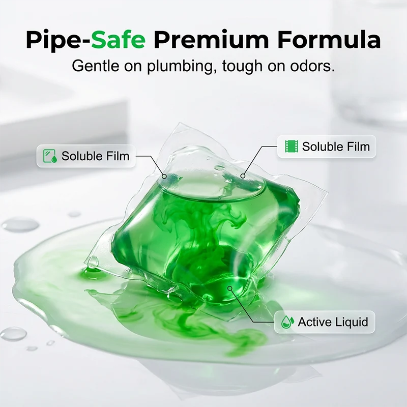 ⏳Time-Limited Special⏰Drain Deodorizer Pods – Bio‑enzyme formula neutralizes smells at the source. Pack of 100 Pcs