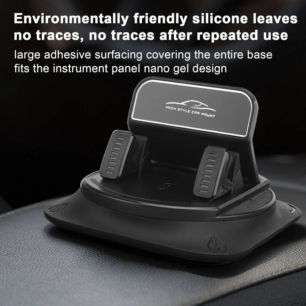 ⏳Limited-time 50% off & Super Fast Delivery⚡Dashboard Phone Holder - Adjustable Holder, Silicone Holder | Adhesive Car Organizer for Horizontal & Vertical Placement 🚗📱