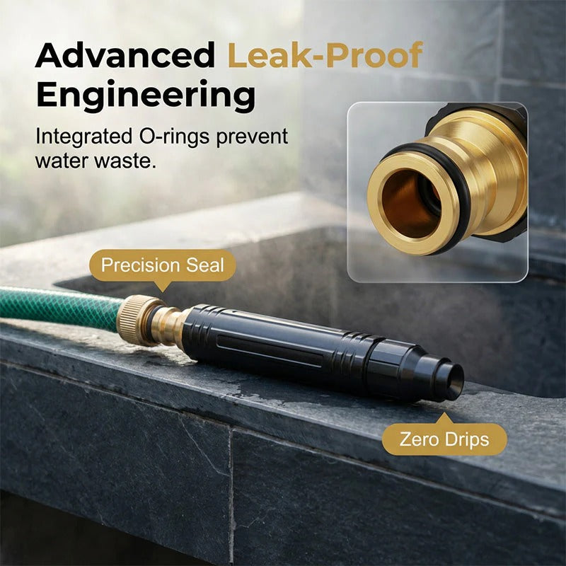 🚀HOT SALE 50% OFF - High-Pressure Direct Spray Water Nozzle - Wash at Home, Save Big! 🔥💦