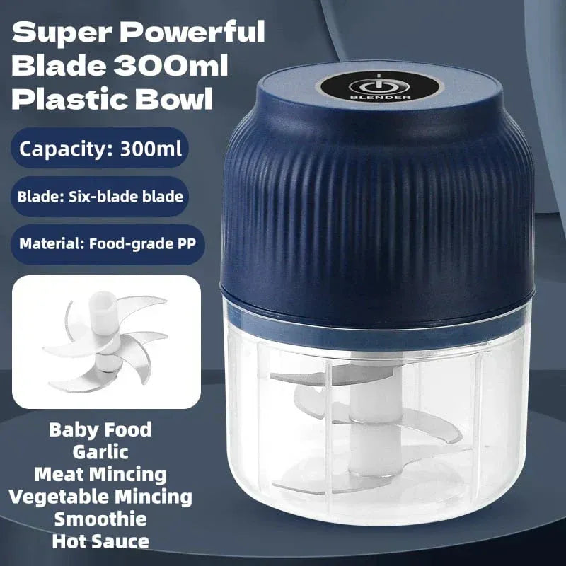🧄 50% OFF! ⚡ Cordless Mini Electric Garlic Chopper – Powerful & Efficient, Easy to Clean & Perfect for the Kitchen 🔪 Main image