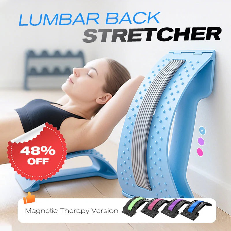 ⏰FLASH SALE 48% OFF🔥Magnetic Therapy Acupuncture Massage Lumbar Back Stretcher Main image