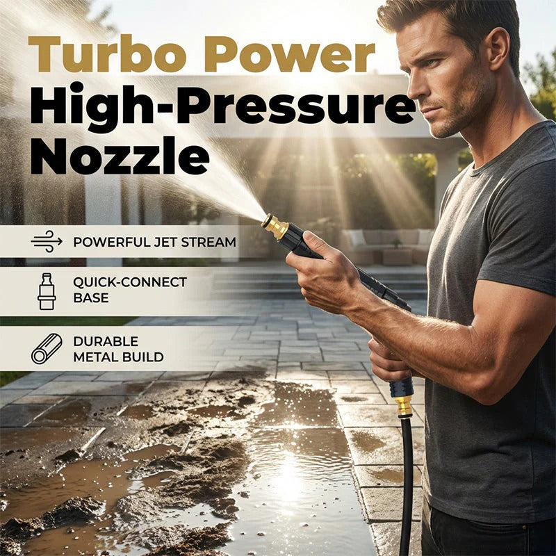 🚀HOT SALE 50% OFF - High-Pressure Direct Spray Water Nozzle - Wash at Home, Save Big! 🔥💦 Main image