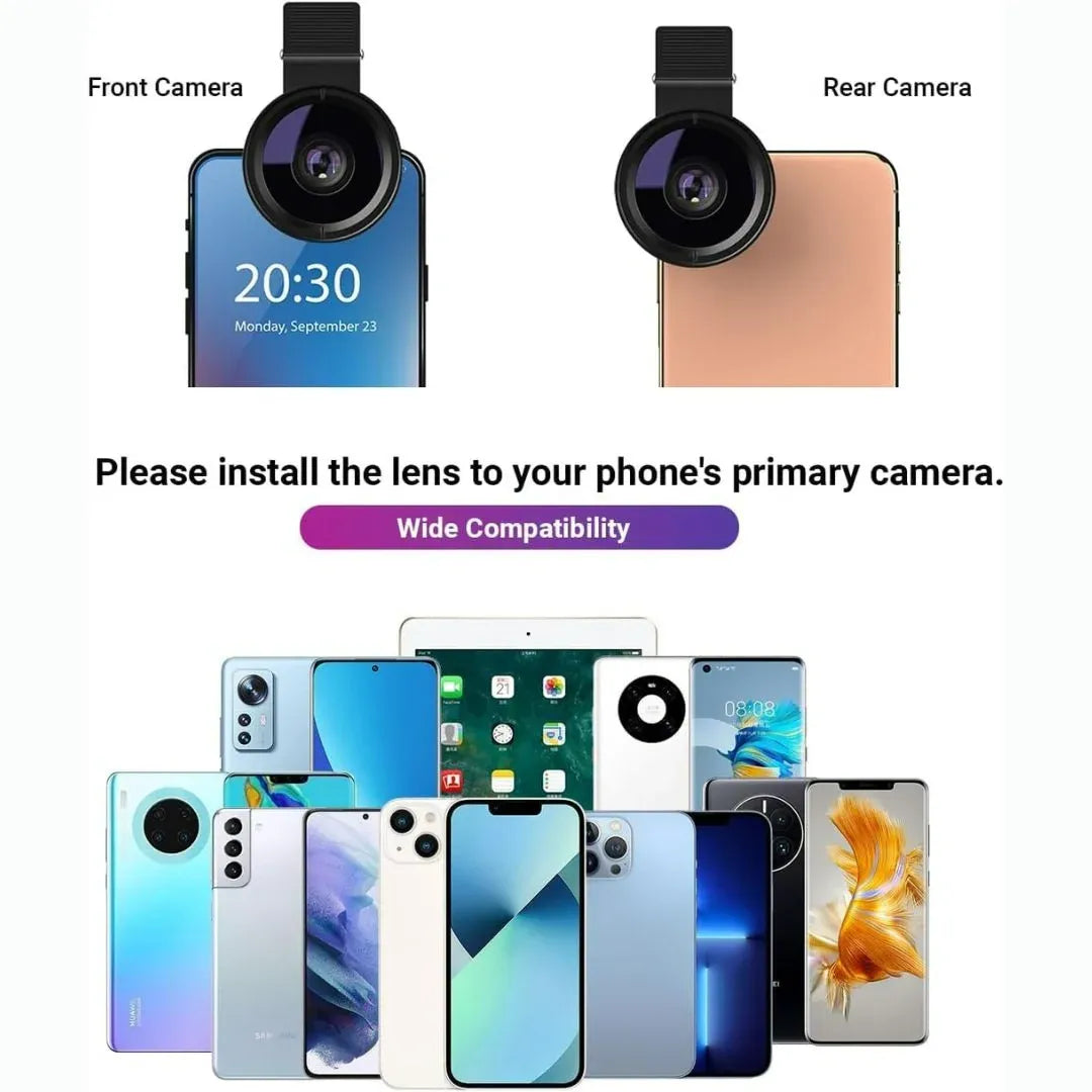 0.45X Wide Angle Lens 140°+ 12.5X Macro Lens for Mobile Secondary image