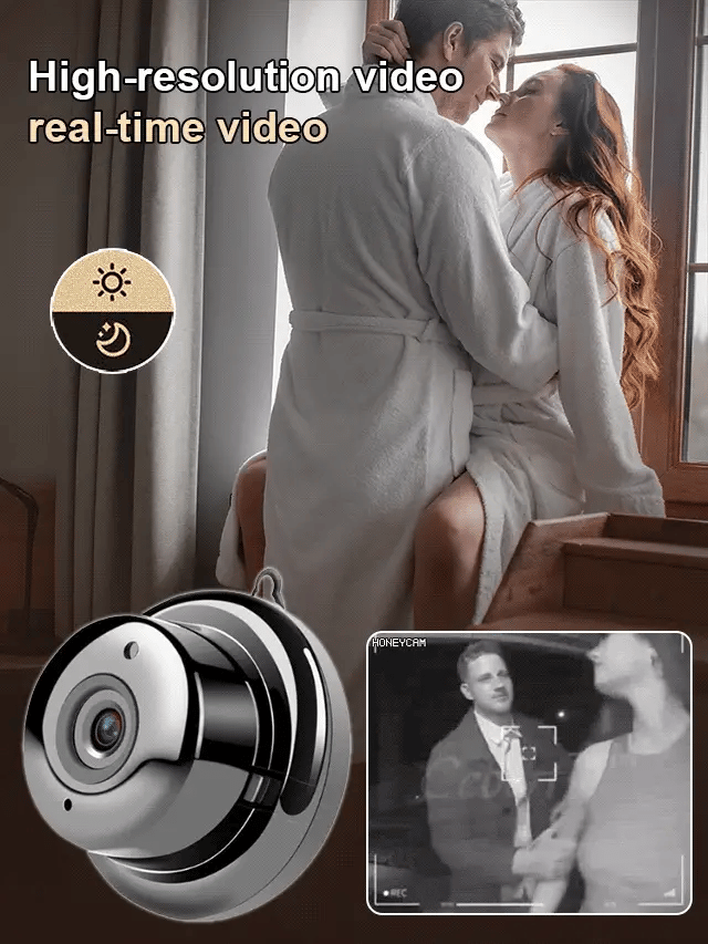 HD Mini WiFi Spy Camera – 1080P Wireless Magnetic Security Camera with Night Vision & Motion Detection