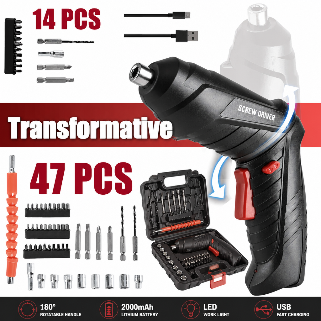 🔧 47 in 1 Electric Screwdriver Set Secondary image