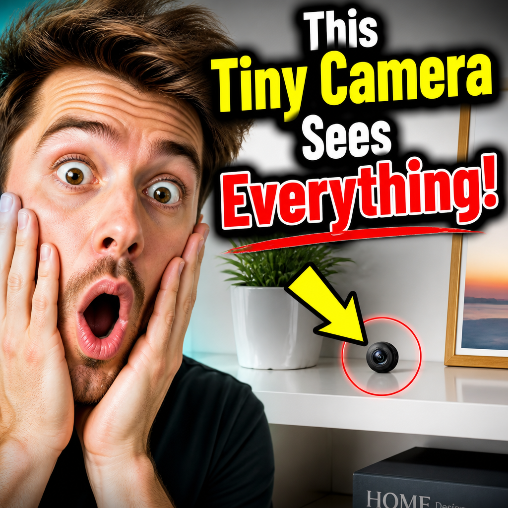 HD Mini WiFi Spy Camera – 1080P Wireless Magnetic Security Camera with Night Vision & Motion Detection