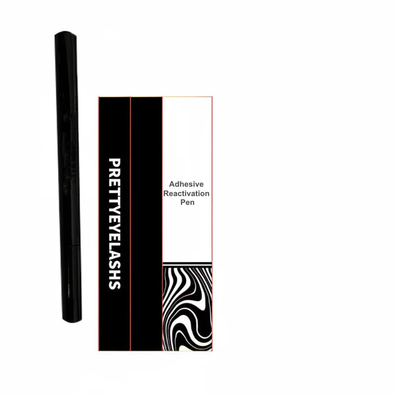 Reusable adhesive false lashes